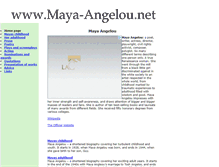 Tablet Screenshot of maya-angelou.net